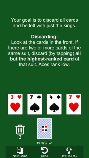 Aces Up Solitaire Game截图1