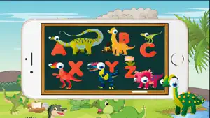 abc恐龙字母表追踪为孩子们的flashcards截图2