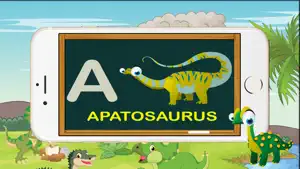 abc恐龙字母表追踪为孩子们的flashcards截图4