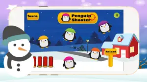 小企鹅去吧！射手免费趣味为孩子学习玩益智游戏截图1