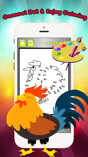 动物点到点，图画书 - 儿童免费学习游戏截图3