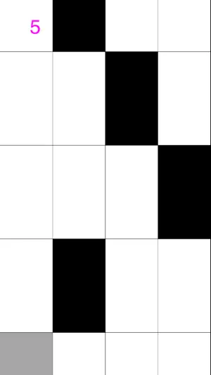 音乐白块儿：经典的黑白块节奏音乐游戏截图1