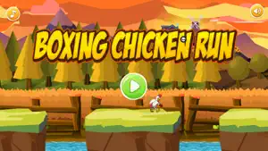 拳击鸡 运行 游戏 - 跑 和 跳 游戏 自由截图3