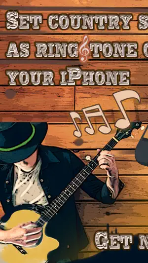 乡村 音乐 铃声 - 声音,噪音 和 旋律 对于 iPhone截图1