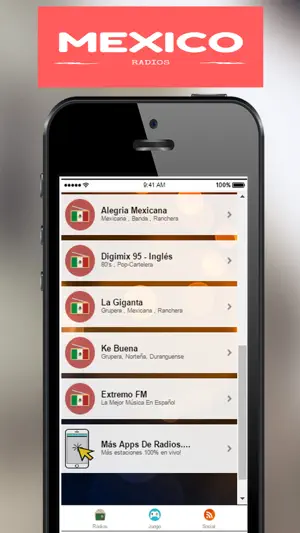A+ Radios Mexico截图2