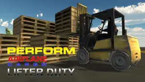 Airport Fork Lifter Simulator – Drive car lifter to move cargo in the airplane截图2