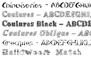 Halloween Select Fonts截图2