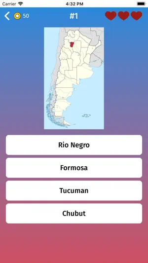 Argentina: Provinces Map Quiz截图1