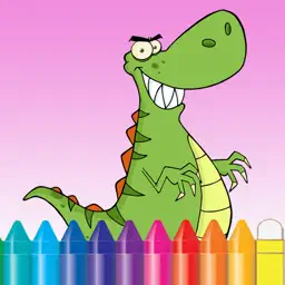 恐龙图画书为孩子和幼儿园。