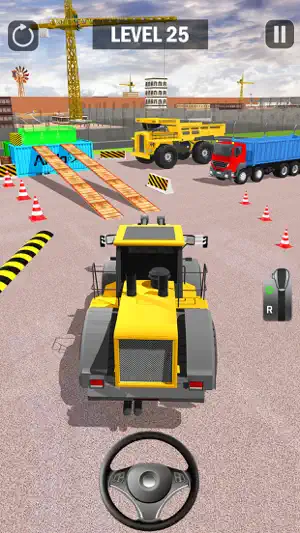 挖掘机卡车停车场 3D截图2