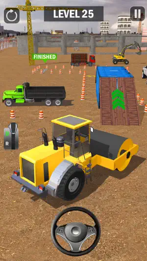 挖掘机卡车停车场 3D截图3