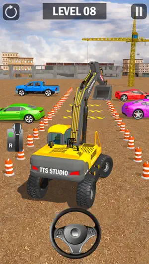 挖掘机卡车停车场 3D截图1