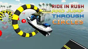 喷气滑雪模拟器 - 摩托艇驾驶和停车位模拟游戏截图3
