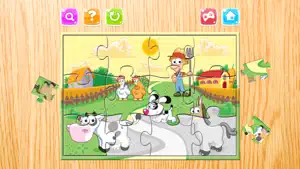 农场和动物拼图为孩子 - 教育幼儿的游戏为学龄前幼儿截图4