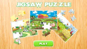 农场和动物拼图为孩子 - 教育幼儿的游戏为学龄前幼儿截图1