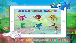 水恐龙学习 - 儿童拼图彩色页截图4