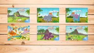 恐龙拼图的游戏为孩子和幼儿截图2